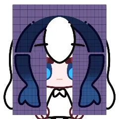 头发 脸颊两侧 自定义